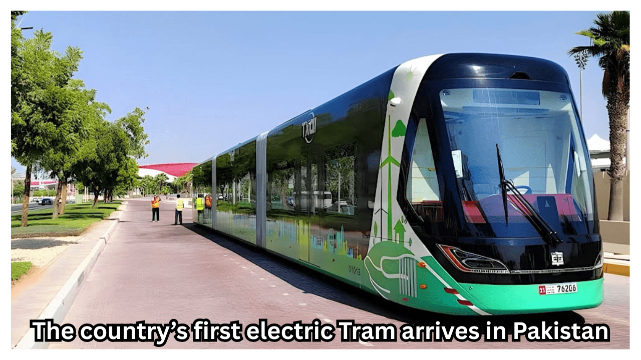 The country’s first electric tram arrives in Pakistan-min